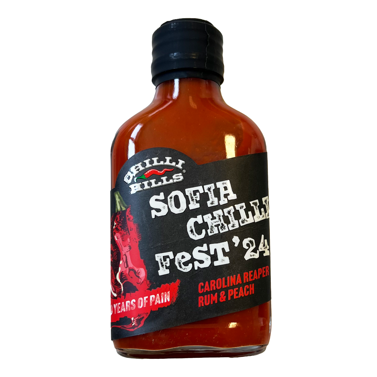 Carolina Reaper Rum & Peach Hot sauce